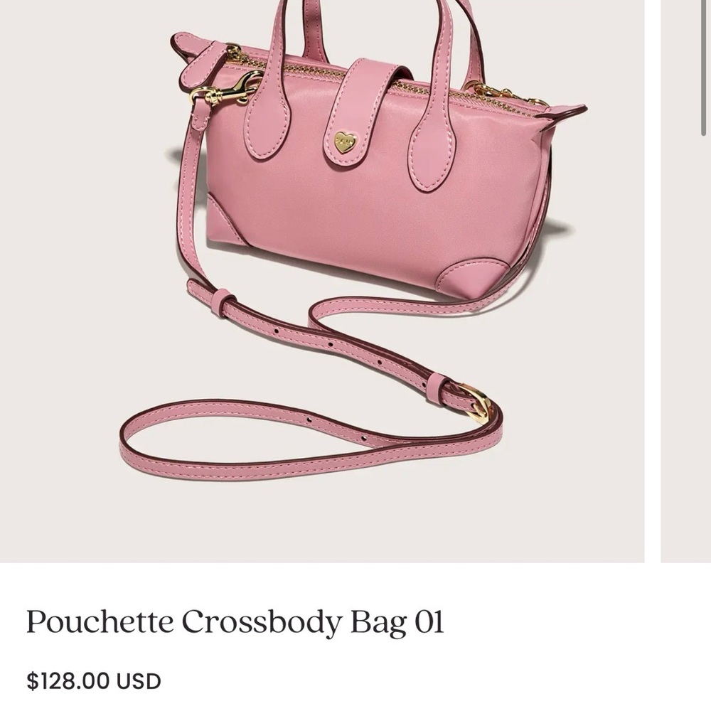 BNWT STONEY CLOVER LANE POUCHETTE CROSSBODY 01 - MAUVE Crossbody Bag